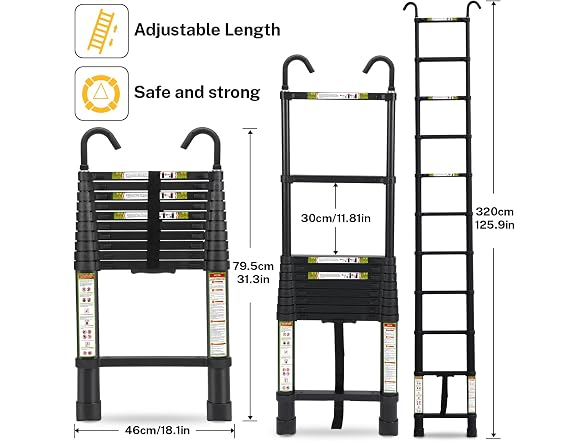 RIKADE Telescoping Ladder