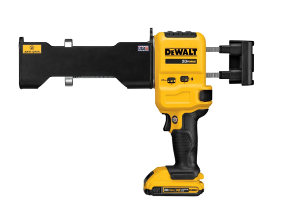 DEWALT DCE591D1 Caulk Gun Kit: 20V DC