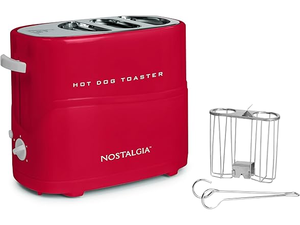 Nostalgia Hot Dog Toaster 2-Slot