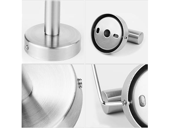 YSSILADI Silver Shower Hook for Bathroom,