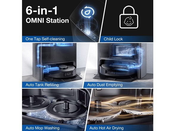 ECOVACS DEEBOT X1 OMNI ROBOT VACMOP