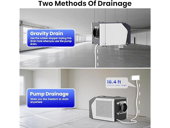 Industrial Commercial Dehumidifier with Pump