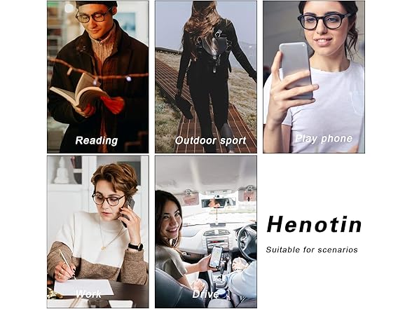 6 PK Spring Hinge Reading Glasses