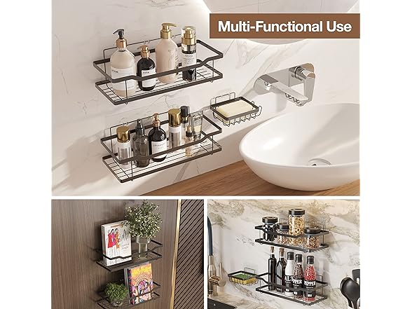 (2 Count) Homeify Bathroom Shower Organizer Set