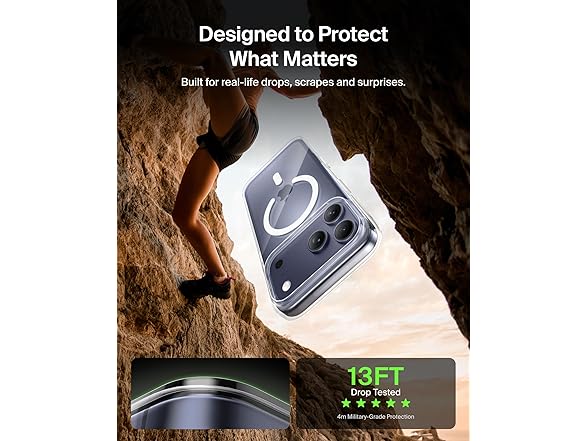 Belkin Belkin for iPhone 17 Pro Max Case, Clear