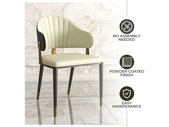 LeisureMod Aria Series Dining Chair
