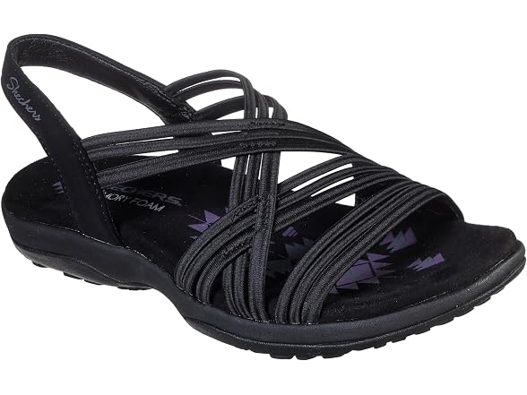 Skechers Women's Reggae Slim Simply Stretch Sandal (12)