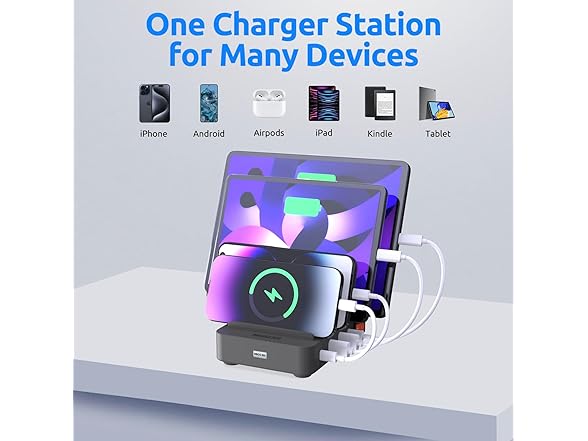 MASBATER 4-Port Charging Station