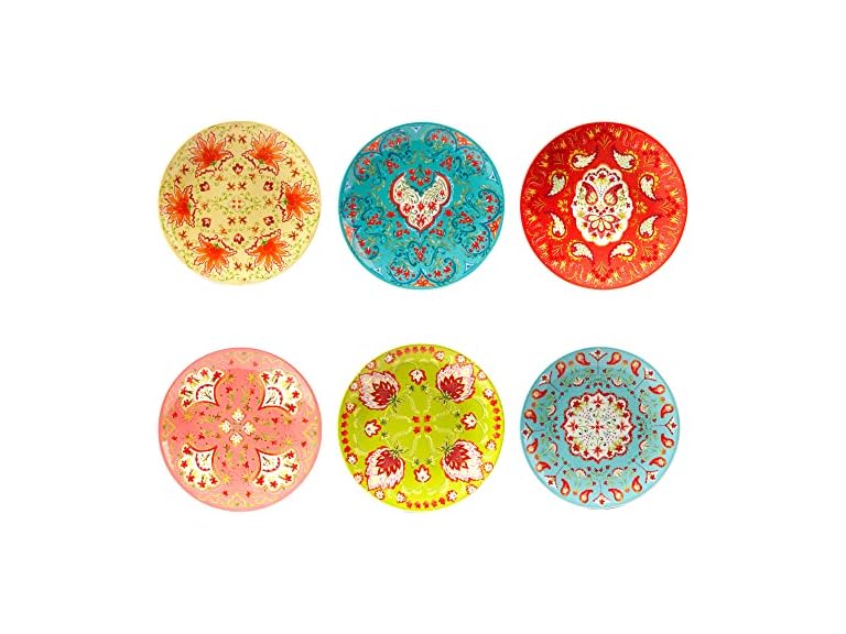 Francesca 8.5" Salad/Dessert Plates, Set of 6