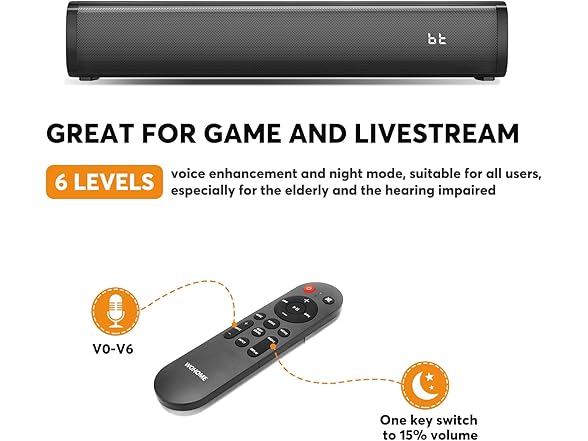 Wohome 2.1ch Small Sound Bars