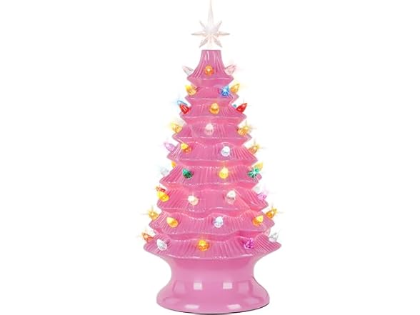 Lakumu B0F5V14T7G Resin Christmas Tree BU