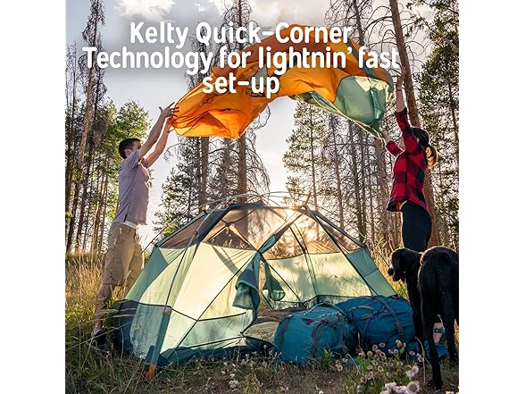 Kelty Wireless Freestanding Camping Tent, 6P