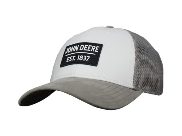John Deere (OS) Faux Suede Trucker Cap-Oxford-Os