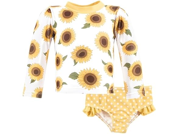 Hudson Baby Unisex Swim Rashguard Set