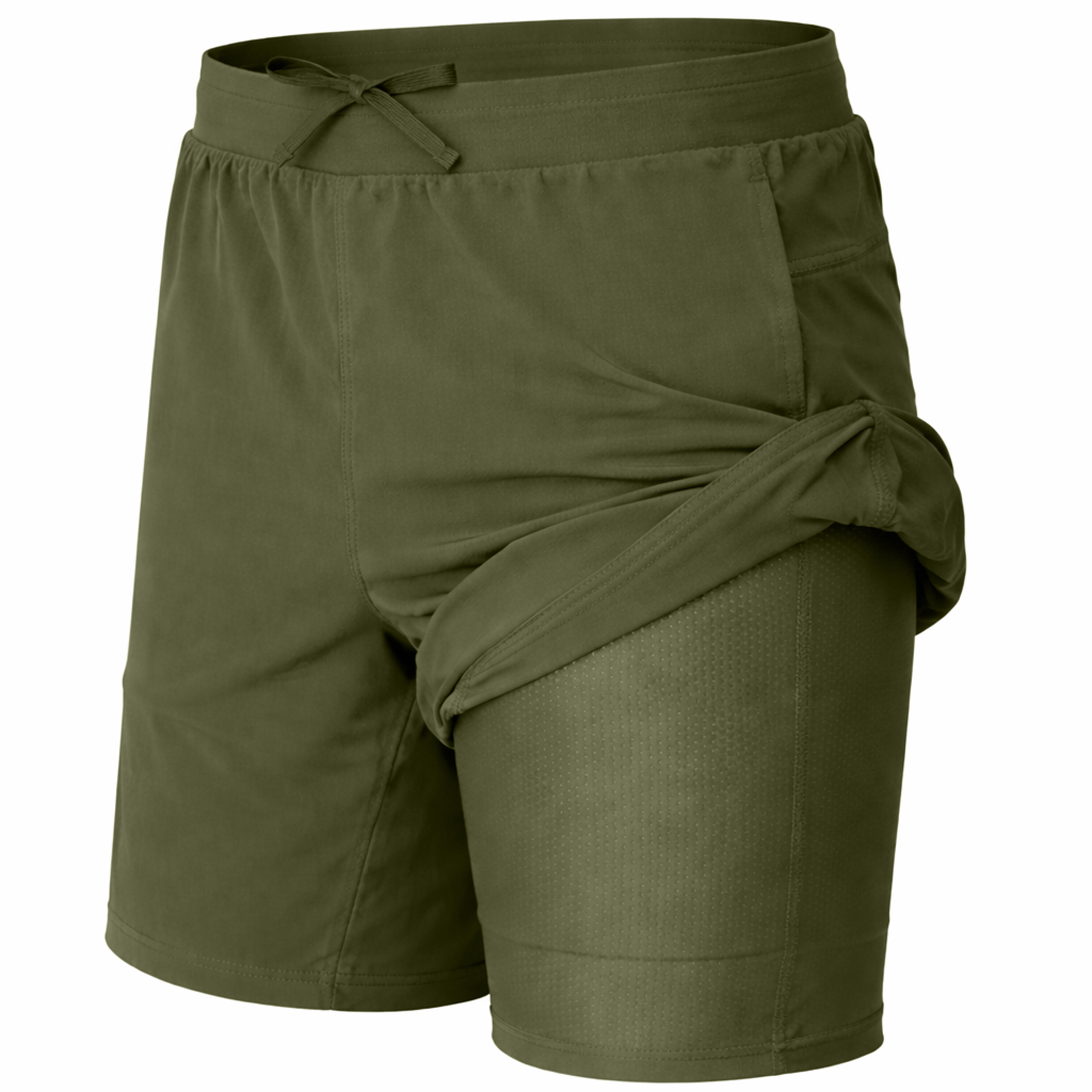 5Pk Mens 2-in-1 Quick Dry Active Shorts - Gallery 17