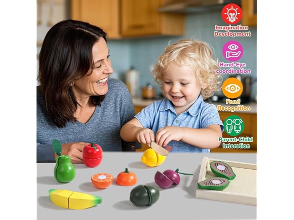 Fajiabao Wooden Play Food