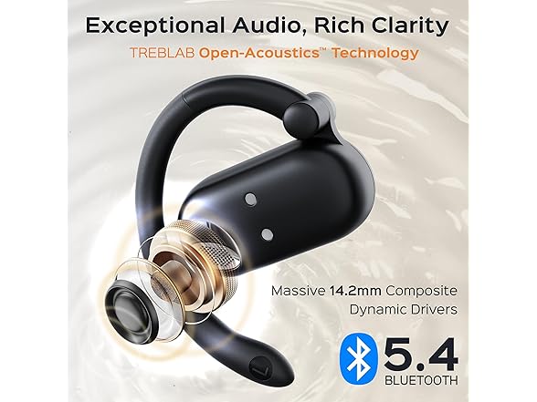 (NEW) TREBLAB X-Open Ear Wireless Earbuds