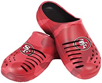 FOCO NFL Mens Tonal Camo Pattern Comfort Clogs