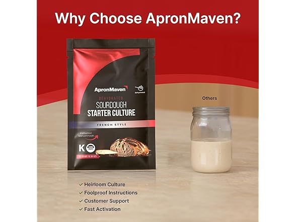 2Pk Premium Sourdough Starter- French Style