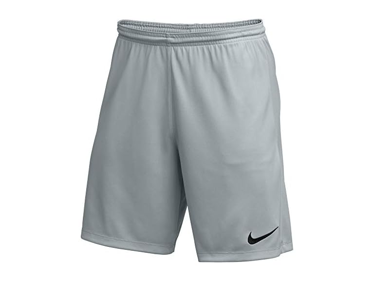 Nike Youth Park III Shorts (Grey, Large)