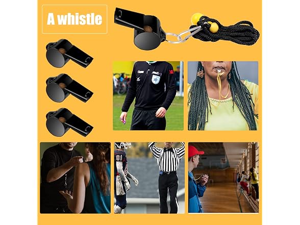 SAVITA 3pcs Stainless Steel Whistles Activities