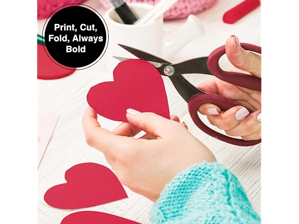 PrintWorks PrintWorks Bright Red Colored Cardstock