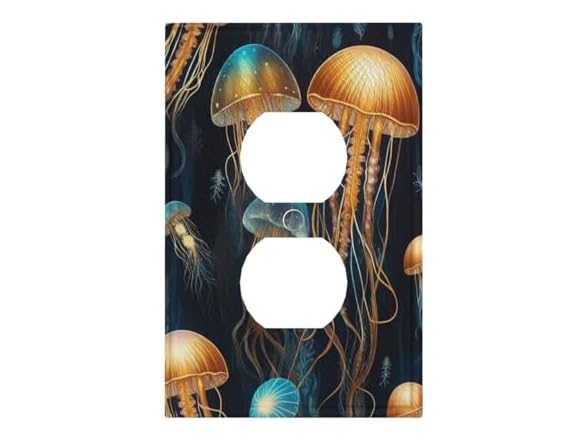 Light Switch Cover Jellyfish 1Gang