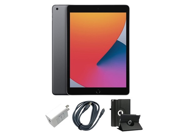 Apple 10.2" iPad 8 with Case (2020)