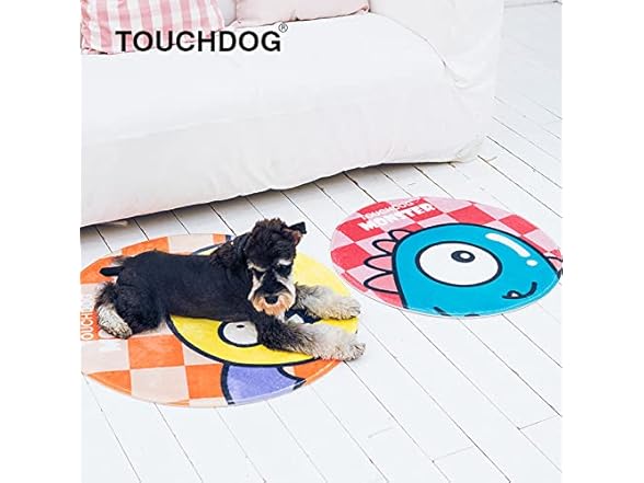Pet Life ® Crabs Monster Round Dog Mat