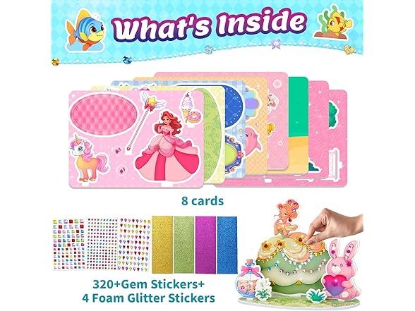 OHARLOBE Gem Stickers Kit