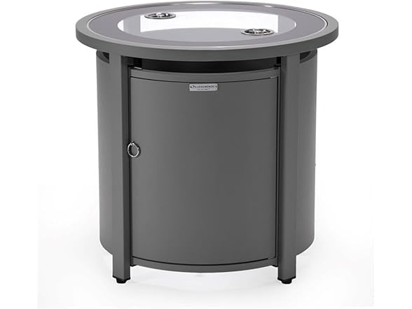 LeisureMod WH24 Walbrooke Round Tank Holder Table