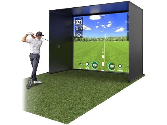GoSports 12 x 9 ft Golf Simulator