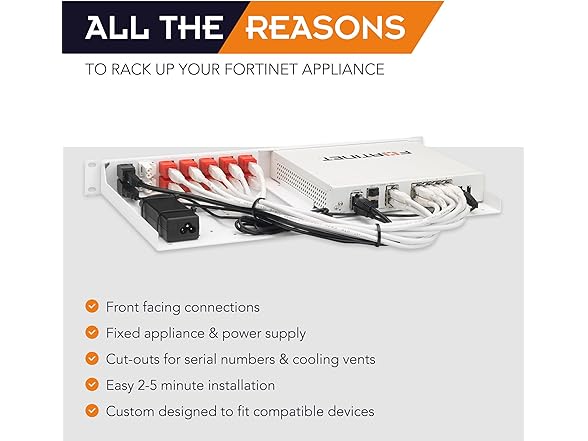 Rackmount.IT Rack Mount Kit for Fortine