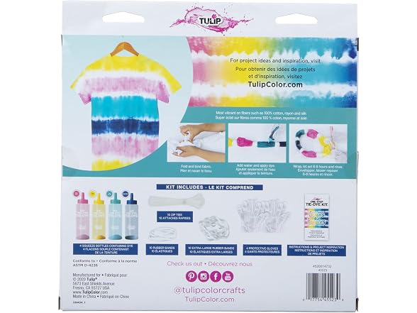 Tulip One-Step Tie-Dye Kit 4 Color Stripe