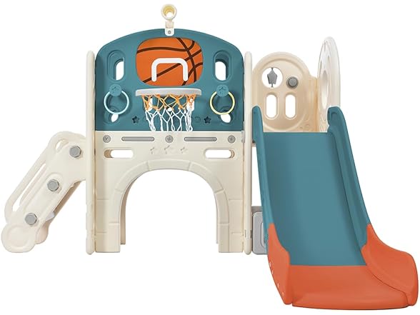 7 in 1 Kids Slide with Slide Arch Tunnel