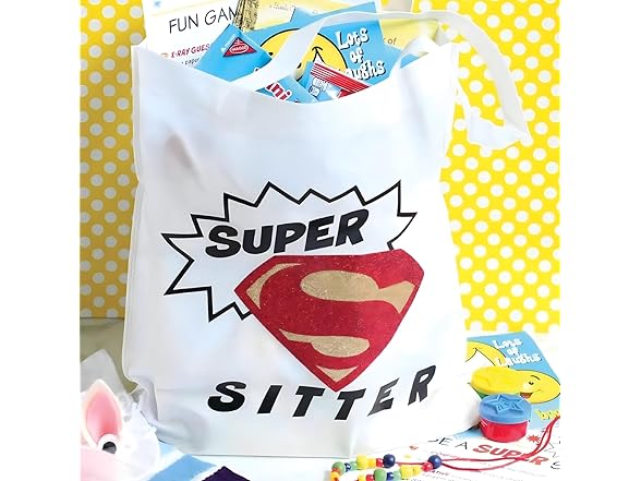 Fun Express DIY Poly Nonwoven White Tote Bags