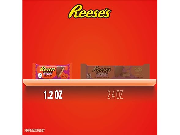 Reeses PB Hearts Valentines 1.2oz 6ct