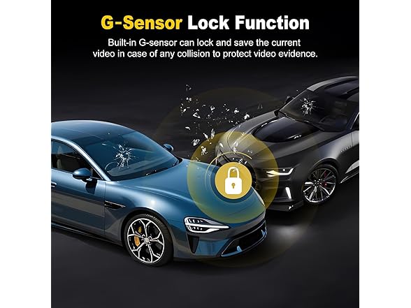 Lgueati Rear and Front Dash Cam