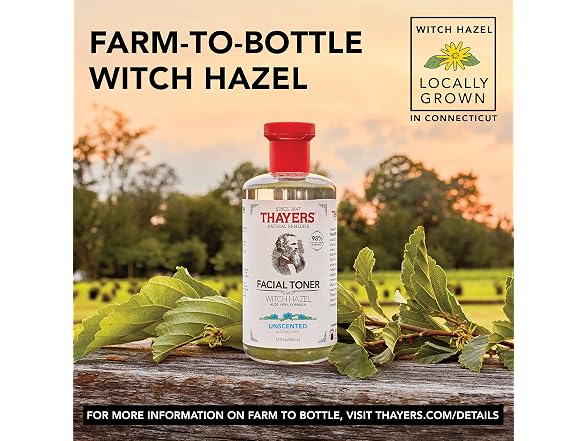 Thayers Unscented Witch Hazel Toner 12oz 3 Pack