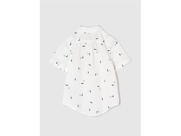 GAP Boys (12-18 MOS) Short Sleeve Poplin Shirt