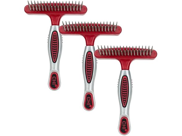 CHI for Dogs Double-Sided Shedding Rake and Blade