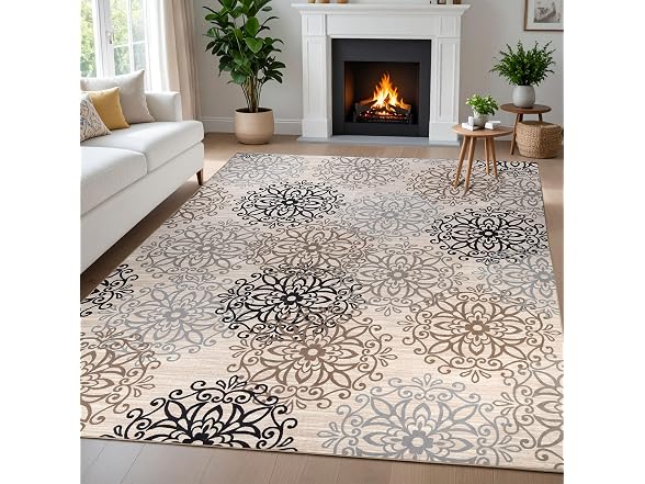 Superior Floral Area Rug, 10x14