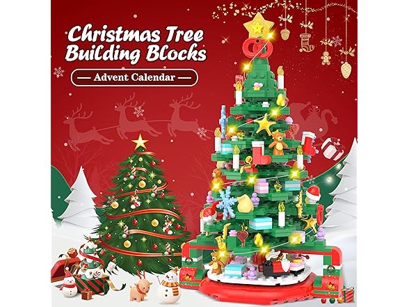 Alagoo Christmas Tree Building Blocks