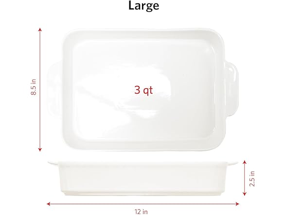 Glad Baking Dish Set, 3pc