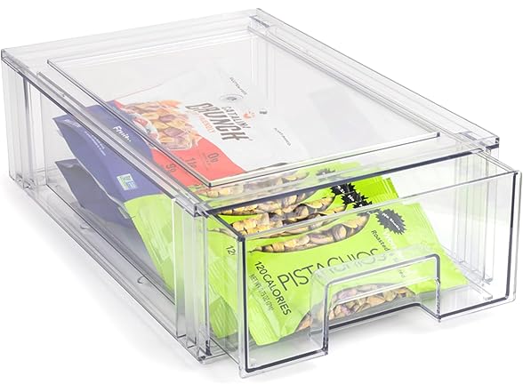 Pull-Out Stackable Storage Bin - Small 