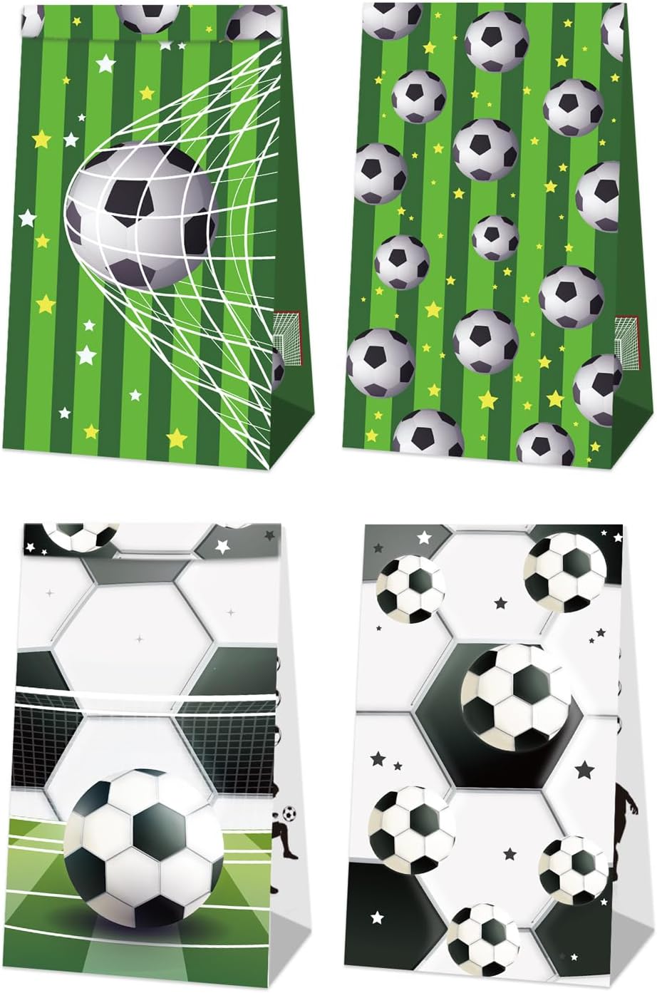 24 PC Soccer Party Candy Bag with Labels - Gallery 3