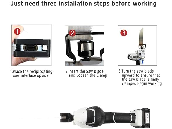 NEWON 12V Cordless Small Reciprocating Saw