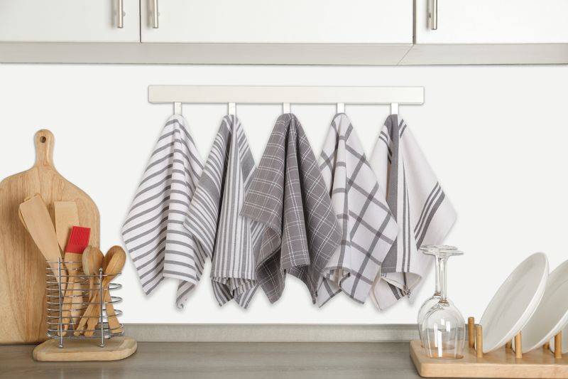 Dan River 10-pk Cotton Asst Kitchen Towels - Gallery 24