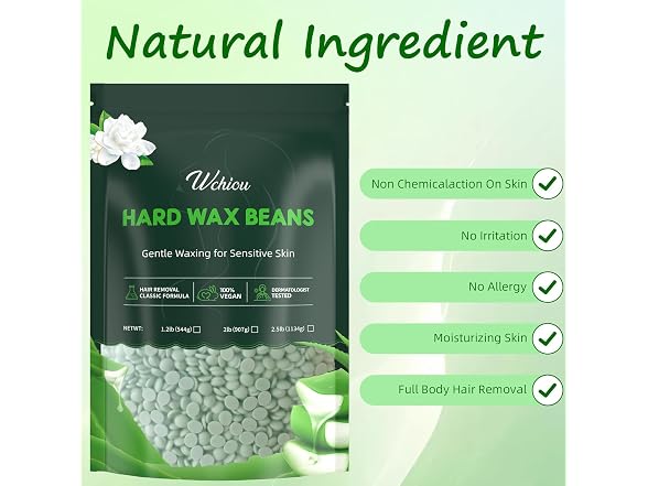Hair Removal Wax, 2lb Wax Beads
