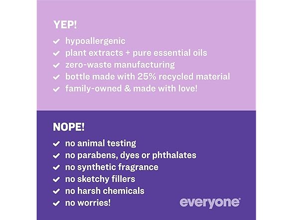 Everyone 3in1 Kids Soap Lavender Lullaby 32oz